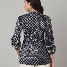 nishabd Printed Flared Tunic image 4