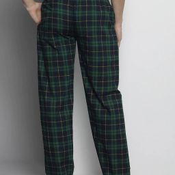 the indian garage co Pack of 2 Checked Pyjamas with Insert Pockets image 4