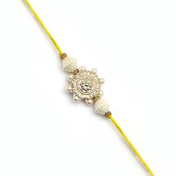 karatcart Set of 2 Men Tie-Up Rakhi Set with Roli Chawal image 4