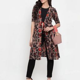 indibelle Abstract Print Long length Shrug image 4