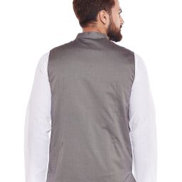 even Nehru Jacket with Insert Pockets image 4