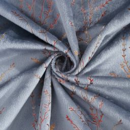 cortina eyelet curtain Set of 2 Leaf Print Window Curtains image 4
