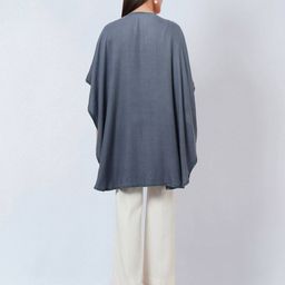 first resort – ramola bachchan Front-Open Cashmere Cape image 4