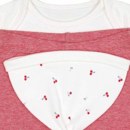 mothercare Typographic Print T-shirt with Pants & Bennie image 4