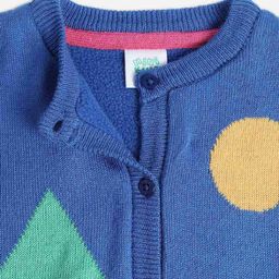 miniklub Geometric Pattern Button-Down Cardigan image 4