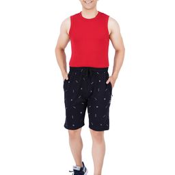 feel track Micro Print Bermudas with Drawstring Waist image 4
