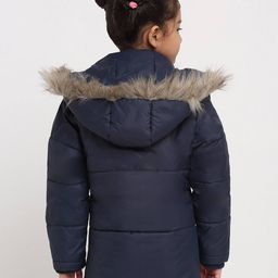 vero amore Zip Closure Puffer Jacket with Faux Feather image 4