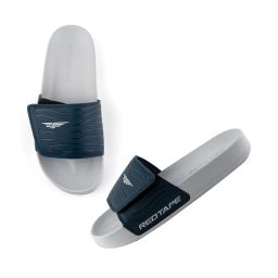 red tape Open-Toe Slip-On Flat Slides image 4