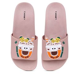 cassiey Women Graphic Pattern Slip-On Slides image 4