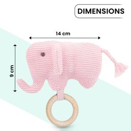 babymoo Elephant-Shaped Rattle Toy image 4