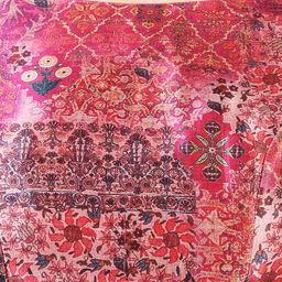 studio shringaar Abstract Print Back Open Blouse image 4