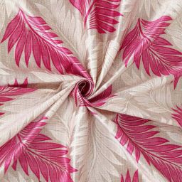 cortina eyelet curtain Set of 2 Leaf Print Window Curtains image 4