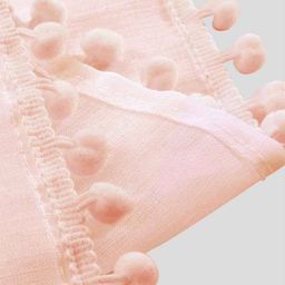 urban space Set of 2 Window Curtains with Pom-Poms image 4