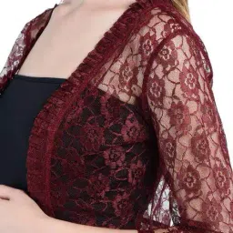 peptrends Lace Front-Open Shrug image 4