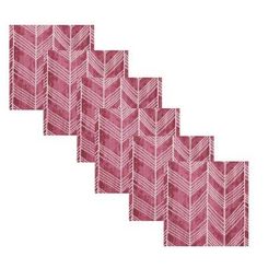 handicraft-palace Set of 6 Printed Cotton Dinner Table Napkins  image 4
