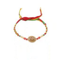 nvr  Set of 2 Artificial Stones and Beads Rakhi Set image 4