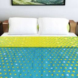 divine casa Ultra Soft Microfiber Polyester 150 GSM Geometric Print Double Reversible Comforter image 4