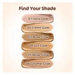 mamaearth Hydra-Glow Full Coverage Foundation With Vitamin-C and Turmeric - 06 Caramel Glow image 4