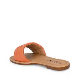 zebba Women Quilted Open-Toe Slip-On Flat Sandals  image 4