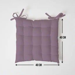 skanda fab Set of 4 Square-Shaped Chair Pads image 4