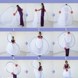 classic mosquito net Colourblock Foldable Mosquito Net  image 4