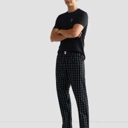u.s. polo assn. Men Checked OELP5 Relaxed Fit Pyjamas image 4