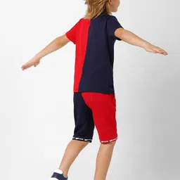 gas Colourblock Knit Shorts with Insert Pockets image 5