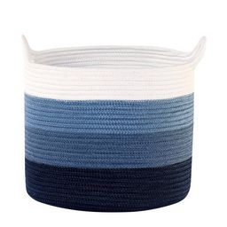 pano Set of 3 Colourblock Multipurpose Baskets with Handles image 5