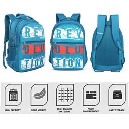 priority Typographic Print Backpack with Adjustable Strap image 5
