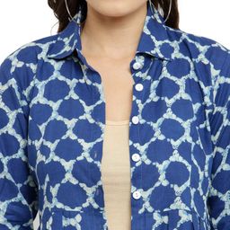 indibelle Printed Open-Front Long Shrug image 5