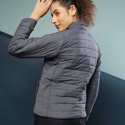 campus sutra Zip-Front Bomber Jacket with Flap Pockets image 5