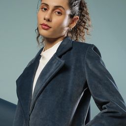 campus sutra Button Closure Long Coat image 5