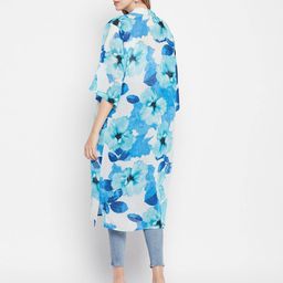 color cocktail Abstract Print Long Shrug image 5