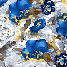 cortina eyelet curtain Set of 2 Floral Print Window Curtains image 5