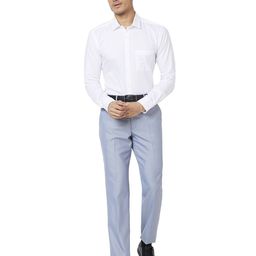 park avenue Flat-Front Trousers with Insert Pockets image 5