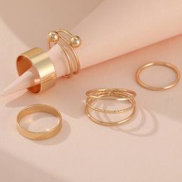 shining diva Set of 5 Boho Midi  Rings image 5
