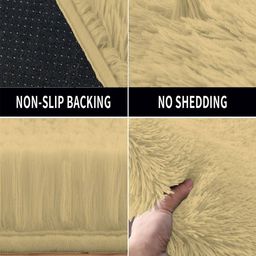 luxehome international 2000 GSM Rectangle Shape Anti Skid Bath Mat image 5