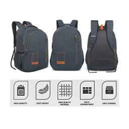 priority Typographic Print Backpack with Adjustable Strap image 5