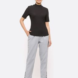 jaipur kurti Pleat-Front Pants with Insert Pockets image 5