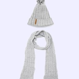 bharatasya Knitted Beanie Cap with Muffler image 5