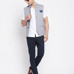 even Nehru Jacket with Welt Pockets image 5