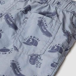 max Typographic Print Joggers with Elasticated Drawstring Waist image 5