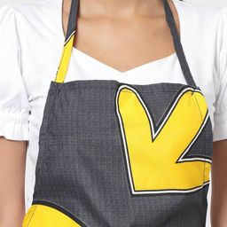 arrabi Printed Apron with Patch Pockets image 5