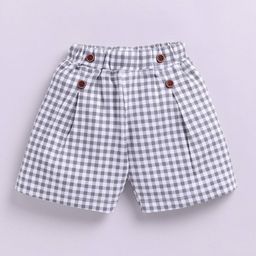 mom's love Infants Checked Top & Shorts Set image 5