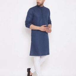 even Long Kurta with Patch Pocket image 5