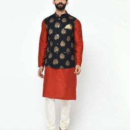 kisah Sleeveless Kurta with Pyjama Set image 5