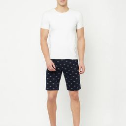 cantabil Graphic Print Bermudas with Insert Pockets image 5
