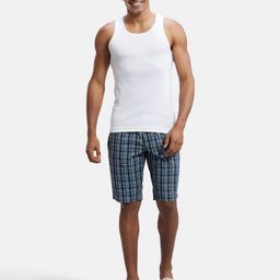 jockey Men Checked Regular Fit Bermudas image 5