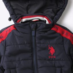 u.s. polo assn. Zip-Front Puffer Jacket with Detachable Hood image 5