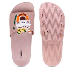 cassiey Women Graphic Pattern Slip-On Slides image 5